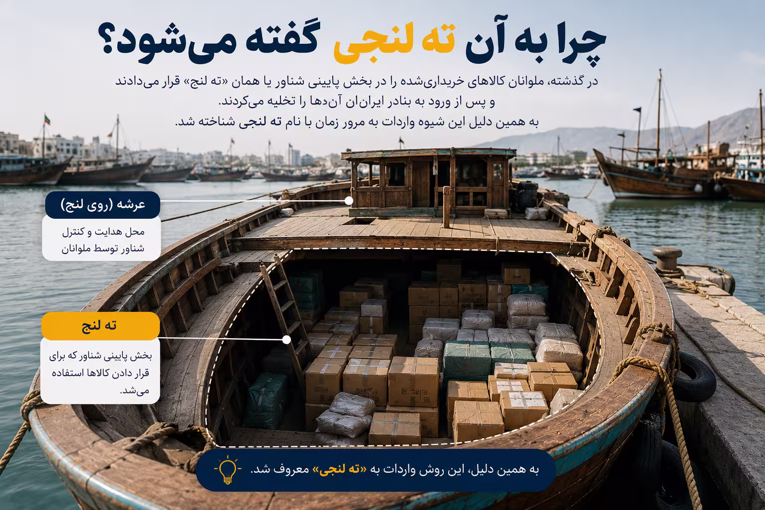 واردات ته لنجی یا ملوانی چیست؟ 1 چرا به آن ته لنجی گفته میشود